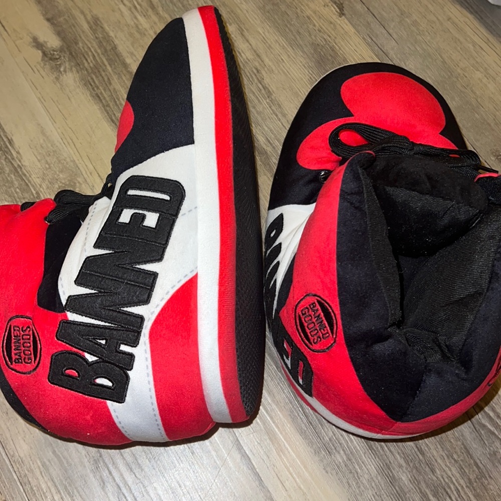 Banned Goods Jordan 1 House Slippers